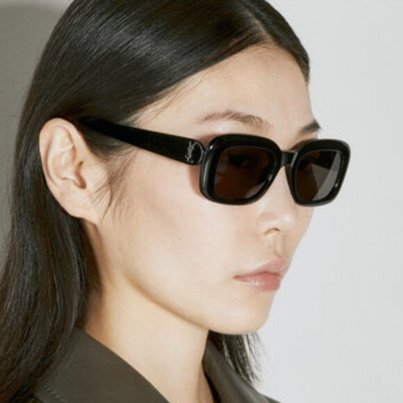 NEW SAINT LAURENT SQUARE WOMEN SUNGLASSES - Picture 2 of 7
